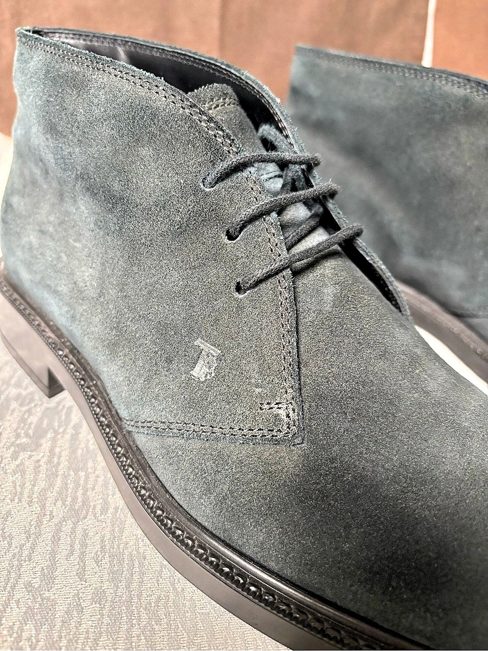 Tod's Men's Dark Green Suede Desert Boots - UK 6 (US 7) - Picture 5 of 10